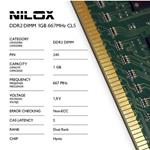 Modulo di memoria della NILOX DDR2 667MHZ 1GB DIM